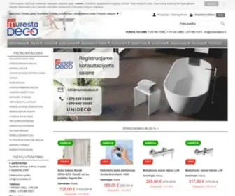 Murestadeco.lt(Muresta Deco internetinė parduotuvė) Screenshot