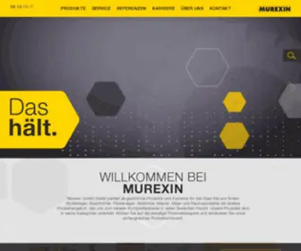 Murexin.com(Willkommen bei Murexin) Screenshot