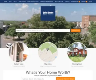 Murfreesborohomesonline.com(John Jones Real Estate LLC) Screenshot