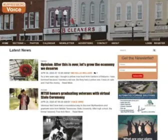 Murfreesborovoice.com(The Murfreesboro Voice) Screenshot