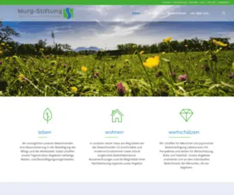 Murg-Stiftung.ch(Wertschätzen) Screenshot