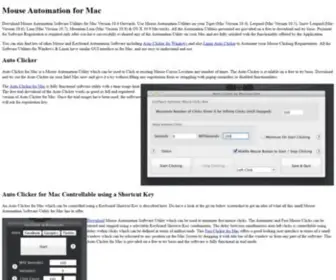 Murgaa.com(Mac Auto Mouse Clicker Software Downloads for Mouse Automation) Screenshot