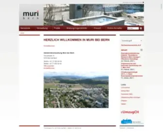 Muri-Guemligen.ch(Muri bei Bern) Screenshot