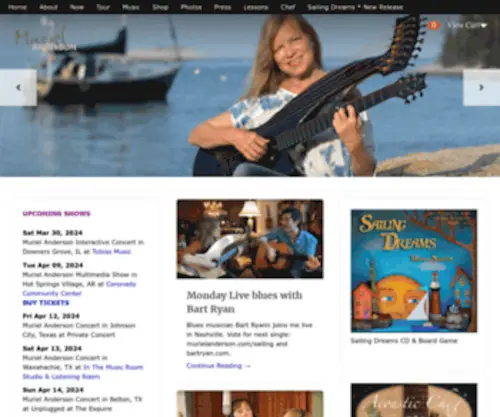 Murielanderson.com(Muriel Anderson) Screenshot