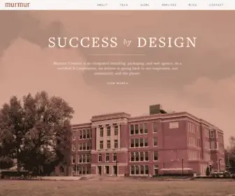 Murmurcreative.com(Branding & Web Design Agency) Screenshot