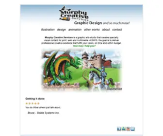 Murphyillustrates.com(Murphy Creative Services) Screenshot