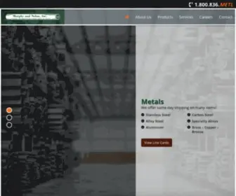 Murphynolan.com(Service in Metals Since 1953) Screenshot