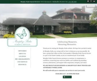 Murphyparks.com(Murphy-Parks Funeral Services) Screenshot