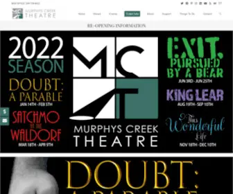 Murphyscreektheatre.org(Murphys Creek Theatre) Screenshot