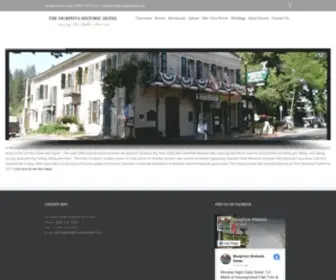 Murphyshotel.com(In the very heart of Murphys) Screenshot