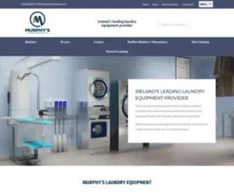 Murphyslaundry.com(Commercial & Industrial Laundry Equipment) Screenshot