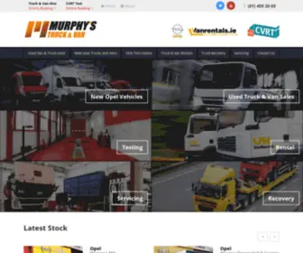 Murphystrucks.ie(Truck & Van Sales) Screenshot