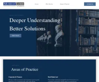 Murray-Lobb.com(MURRAY-LOBB ATTORNEYS) Screenshot