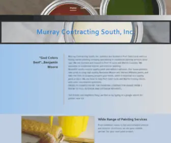 Murraycontractingsouthpainting.com(Murray Contracting South Inc) Screenshot