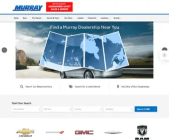 Murrayautogroup.ca(Murray Automotive Group locations across Canada) Screenshot