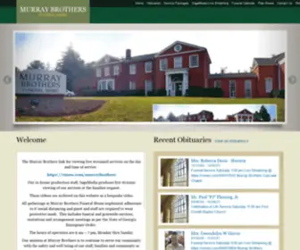 Murraybrothersfuneralhome.com(Murray Brothers Funeral Home) Screenshot