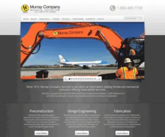 Murraycompany.com(Mechanical Contractor) Screenshot