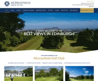 Murrayfieldgolfclub.co.uk(Murrayfield Golf Club) Screenshot