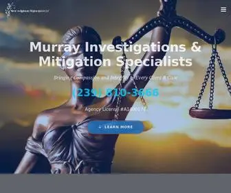 Murrayinvestigations.com(Bringing Compassion and Integrity to Every Client &) Screenshot