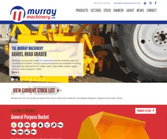 Murraymachinery.com(Established near Aberdeen (UK)) Screenshot