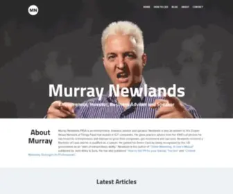 Murraynewlands.com(Murray Newlands entrepreneur) Screenshot