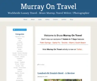 Murrayontravel.com(Murray On Travel) Screenshot