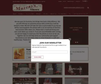 Murraysshoes.com(Murray's Shoes) Screenshot