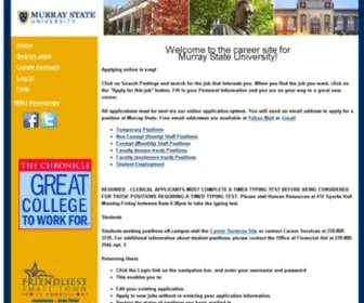 Murraystatejobs.com(Murray State University Applicant Portal Site) Screenshot