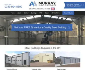 Murraysteelbuildings.com(Murray Steel Buildings) Screenshot