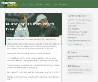 MurraysWorld.com(Andy Murray) Screenshot