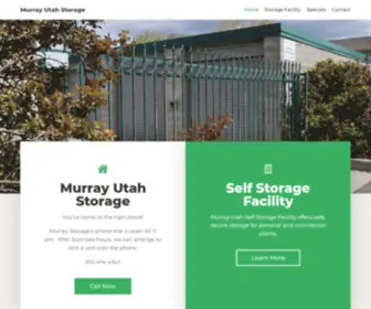 Murrayutahstorage.com(Self Storage Household and Commercial) Screenshot