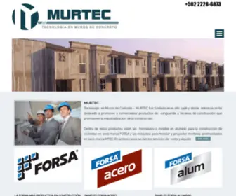 MurtecGT.com(Tecnología en Muros de Concreto) Screenshot