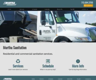 Murthasanitation.com(Murtha Sanitation serving) Screenshot