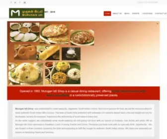 Muruganidlishop.com(Murugan idli shop) Screenshot