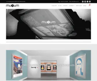 Murum.fr(Accélérateur de particules artistiques à Montpellier) Screenshot