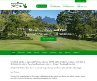 Murwillumbahgolfclub.com.au(Murwillumbah Golf Club) Screenshot