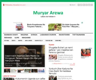 Muryararewa.com(Muryararewa) Screenshot