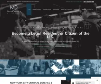 Musa-Obregon.com(New York City Criminal Defense & Immigration Attorney) Screenshot