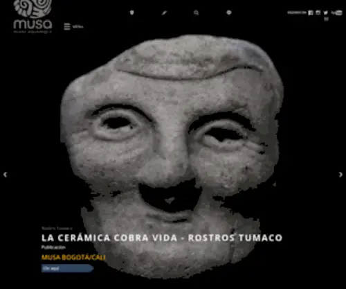 Musa.com.co(Museo Arqueológico) Screenshot