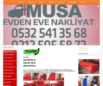 Musanakliyat.com(Musa evden eve taşımacılık) Screenshot