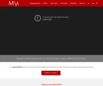 Musapietrasanta.it(Museo Virtuale della Scultura e dell'Architettura) Screenshot