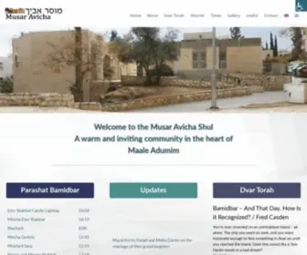 Musar-Avicha.org(Maale Adumim) Screenshot