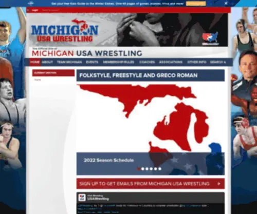 Musaw.org(Michigan USA Wrestling) Screenshot