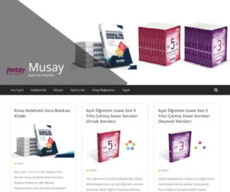 Musay.com.tr(Açık Lise Kitapları) Screenshot