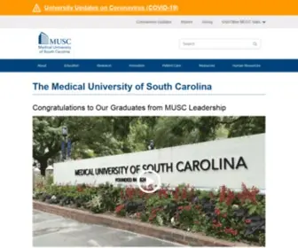 Musc.edu(The Medical University of South Carolina) Screenshot