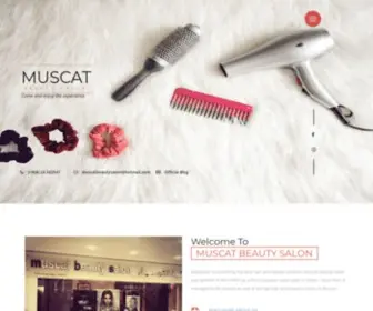 Muscatbeautysalon.com(Muscat Beauty Salon) Screenshot