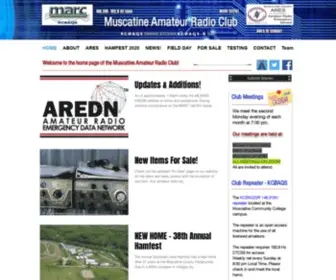 Muscatinearc.org(Muscatine Amateur Radio Club) Screenshot