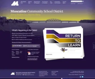 Muscatineschools.org(Muscatine Community School District) Screenshot
