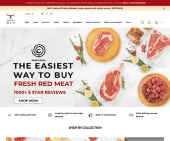 Muscatlivestock.co(Oman's First Online Butcher) Screenshot