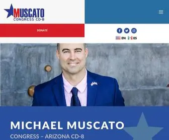 Muscato4Congress.com(Michael Muscato For Congress Arizona CD) Screenshot